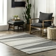 thumbnail image 1 of nuLOOM Estella Modern Geometric Cotton Flatweave Area Rug, 5' x 8', Estella Grey, 1 of 6