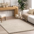 thumbnail image 1 of nuLOOM Eudora Contemporary Solid Area Rug, 7' 10" x 10', Beige Ivory, 1 of 9