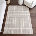 thumbnail image 1 of nuLOOM Evania Striped Machine Washable Area Rug, 8' 10" x 12', Evania Light Grey, 1 of 5