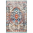 thumbnail image 1 of nuLOOM Farley Medallion Fringe Area Rug, 8' x 10', Blue, 1 of 2