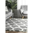 thumbnail image 1 of nuLOOM Faux Sheepskin Shaunna Area Rug, 5' x 7', Shaunna Grey, 1 of 5