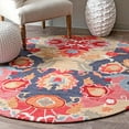 thumbnail image 1 of nuLOOM Hand Hooked Felicity Area Rug, 6', Round, Felicity Multicolor, 1 of 9