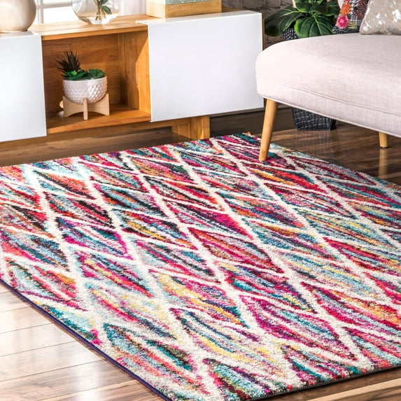 nuLOOM Ferrell Trellis Rug 4' 1" x 6' Multi Rectangle (ECCR01A-4106)