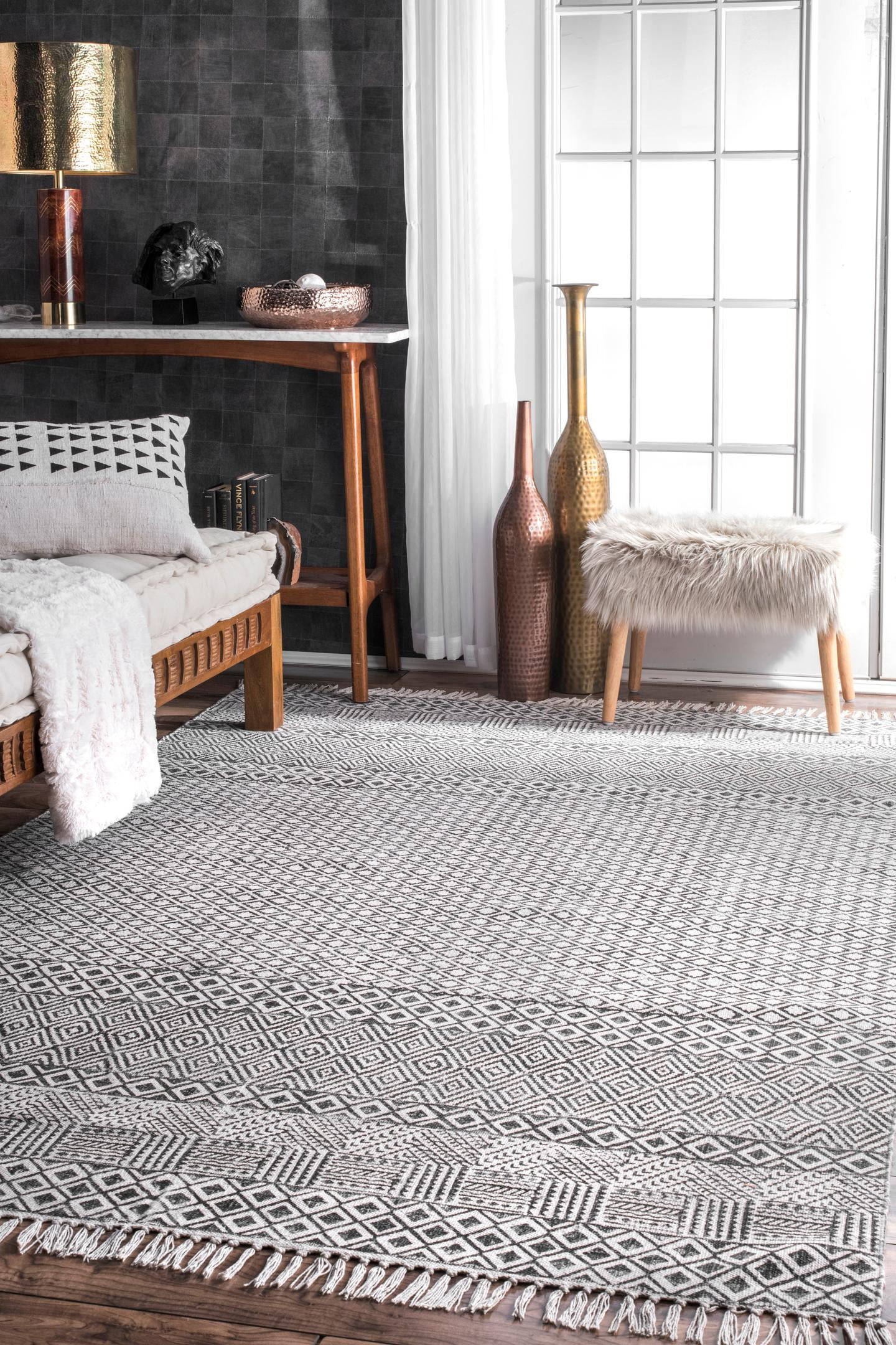 nuLOOM Flatweave Ammie Area Rug - Walmart.com