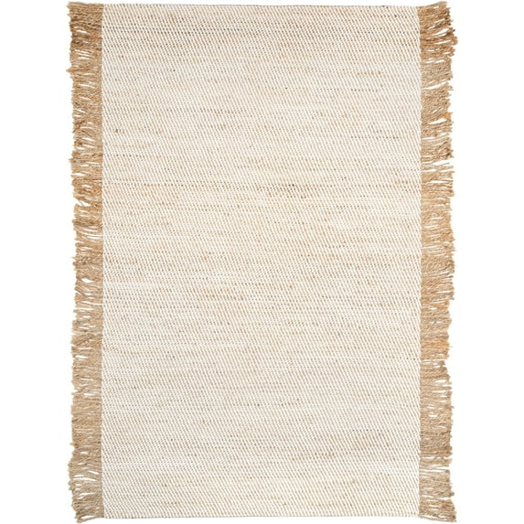 nuLOOM Flatweave Natural Fiber Fenella Area Rug, 7' 6" x 9' 6", Natural