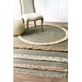thumbnail image 1 of nuLOOM Flatweave Tianna Tribal Stripes Tassel Area Rug or Runner, 1 of 2