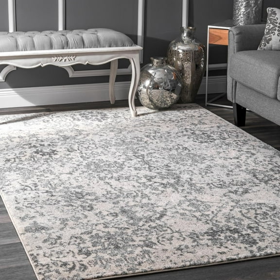 nuLOOM Floral Damask Rosemary Area Rug