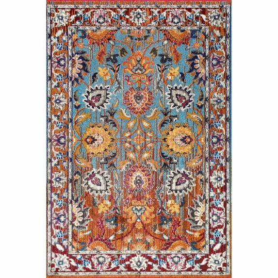 nuLOOM Floral Mallory Area Rug or Runner