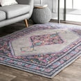 thumbnail image 1 of nuLOOM Floral Print Damask Traditional Area Rugs, Gray, 1 of 2