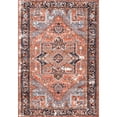 thumbnail image 1 of nuLOOM Florence Vintage Persian Area Rug, 8' 2" x 10', Rust, 1 of 7