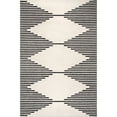 thumbnail image 1 of nuLOOM Flynn Handmade Contemporary Wool Area Rug, 6' x 9', Ivory, 1 of 2