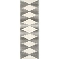 thumbnail image 1 of nuLOOM Flynn Handmade Contemporary Wool Runner Rug, 2' x 8', Ivory, 1 of 2