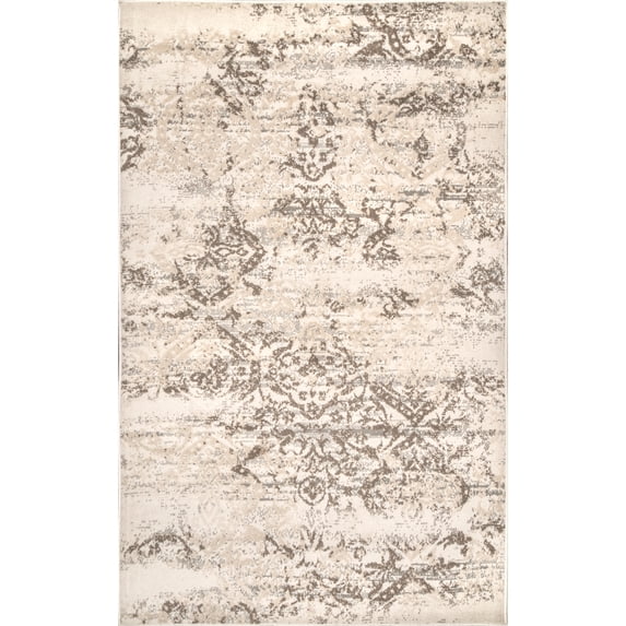 nuLOOM Freja Distressed Area Rug, 10' x 14', Beige