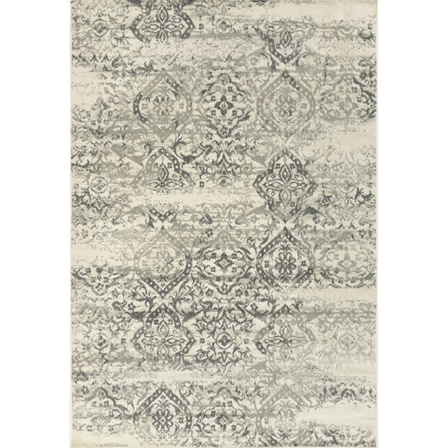 nuLOOM Freja Distressed Area Rug, 4' x 6', Gray