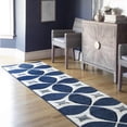 thumbnail image 1 of nuLOOM Gabriela Contemporary Trellis  Area Rug, 2' 6" x 6', Runner, Gabriela Navy, 1 of 10
