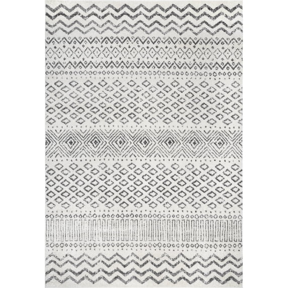nuLOOM Gem Geometric Stripes Area Rug