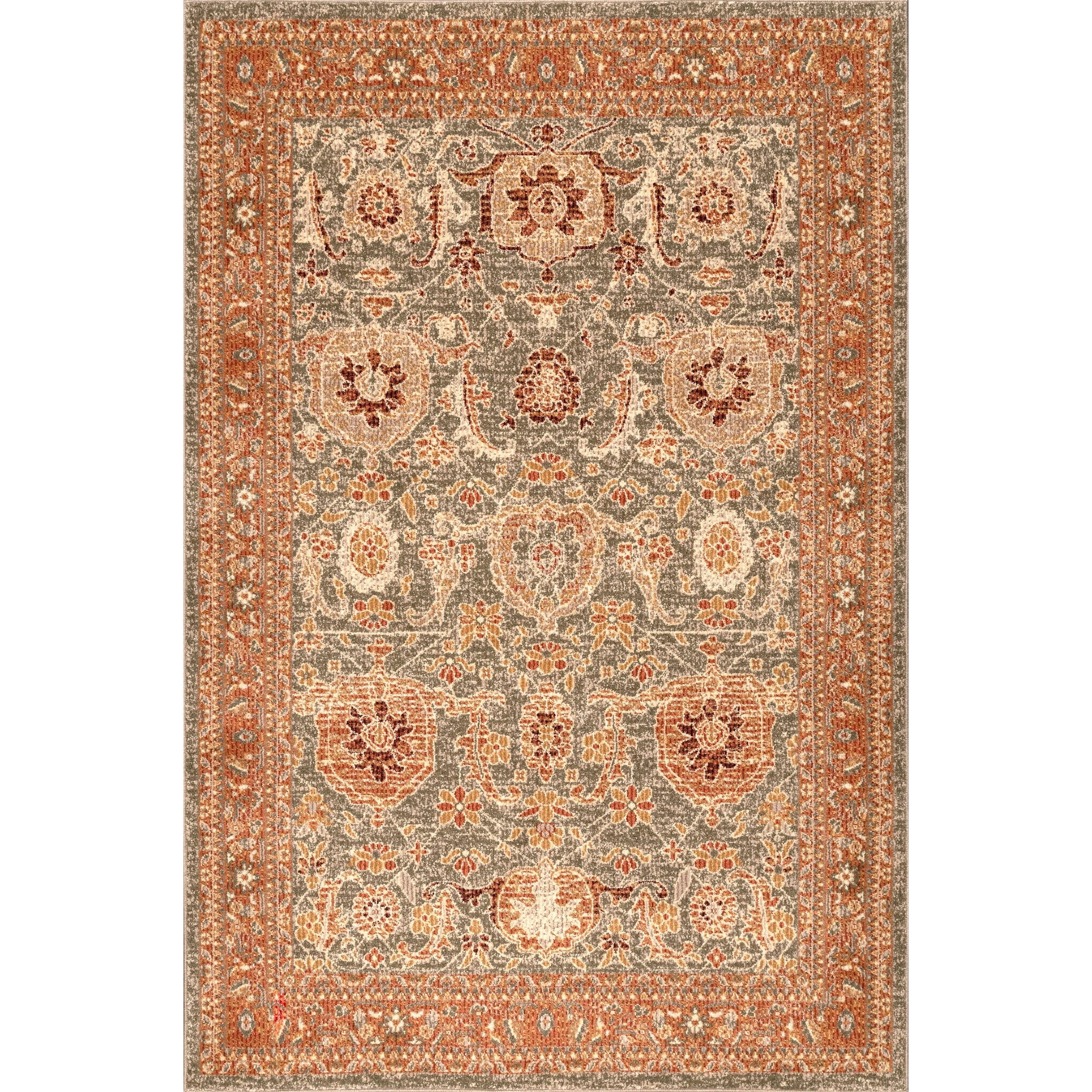 nuLOOM Geraldine Persian Area Rug, 8' 10" x 12', Olive