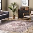 thumbnail image 1 of nuLOOM Gillian Vintage Medallion Area Rug, 6' 3" x 9', Beige, 1 of 2