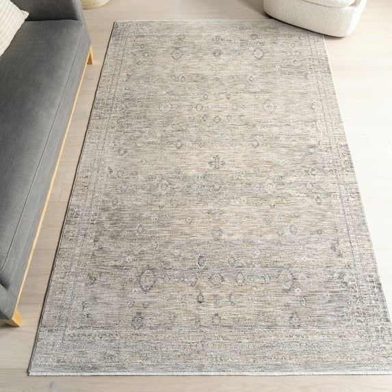 nuLOOM Ginebra Medallion Fringe Area Rug, 2' 8" x 8', Runner, Ginebra Beige