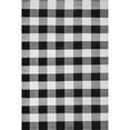 thumbnail image 1 of nuLOOM Gingham Flatwoven Plaid Area Rug, 10' x 14', Black, 1 of 3