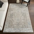 thumbnail image 1 of nuLOOM Graciela Medallion Fringe Area Rug, 8' x 10', Graciela Light Beige, 1 of 9