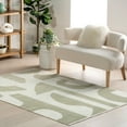 thumbnail image 1 of nuLOOM Grania SuperiorWash Modern Abstract Reversible Machine Washable Area Rug, 7' 10" x 10', Grania Light Green, 1 of 12