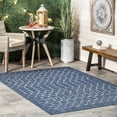 thumbnail image 1 of nuLOOM Grayson Moroccan Trellis Indoor/Outdoor Area Rug, 9' 6" x 12', Grayson Blue, 1 of 10