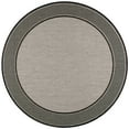 thumbnail image 1 of nuLOOM Gris Border Indoor/Outdoor Area Rug, 6', Gray, 1 of 9