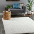thumbnail image 1 of nuLOOM Gwenyth Solid Shag Area Rug, 2' 8" x 8', White, 1 of 9