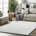 thumbnail image 1 of nuLOOM Gynel Contemporary Shag Area Rug, 2' x 3', Snow White, 1 of 9
