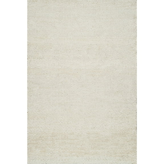 nuLOOM Hailey Handwoven Jute Area Rug, 7' 6" x 9' 6", Off White