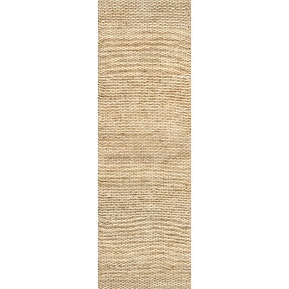 nuLOOM Hailey Handwoven Jute Runner Rug, 2' 6" x 6', Natural