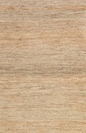 Natural Tan Handmade Jute Rectangular Runner Rug