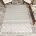 thumbnail image 1 of nuLOOM Halsey Geometric Indoor/Outdoor Area Rug, 5' x 8', Halsey Cream, 1 of 9