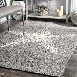 4' X 6' Gray And Ivory Floral Stain Resistant Indoor Outdoor Area Rug 4' X 6' Gray And Ivory Floral Stain Resistant Indoor Outdoor Area Rug