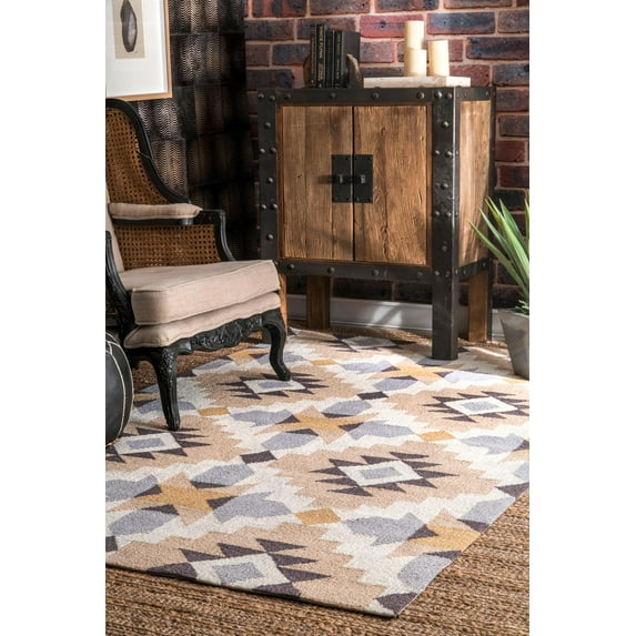 nuLOOM Hand Hooked Terica Area Rug or Runner