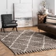 thumbnail image 1 of nuLOOM Hand-Knotted Fez Shag Area Rug or Runner, 1 of 2