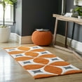 thumbnail image 1 of nuLOOM Gabriela Contemporary Trellis  Area Rug, 2' 6" x 8', Runner, Gabriela Deep Orange, 1 of 6