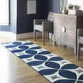 thumbnail image 1 of nuLOOM Gabriela Contemporary Trellis  Area Rug, 2' 6" x 12', Runner, Gabriela Navy, 1 of 10