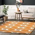 thumbnail image 1 of nuLOOM Gabriela Contemporary Trellis  Area Rug, 4' x 6', Gabriela Deep Orange, 1 of 6