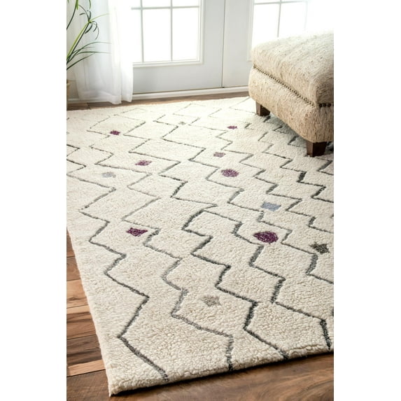 nuLOOM Hand-Tufted Ninfa Moroccan Shag Area Rug or Runner