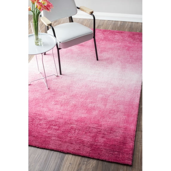 Nuloom 8' 6 x 11' 6 Hand Tufted Ombre Bernetta Rug in Pink