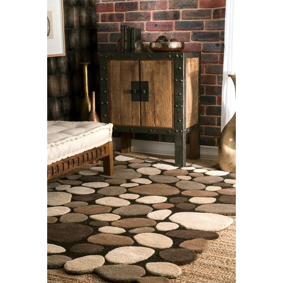 nuLOOM Hand Tufted Pebbles Area Rug or Runner