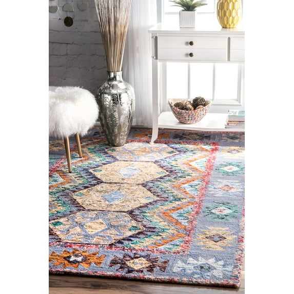 nuLOOM Hand Tufted Tribal Paola Area Rug or Runner