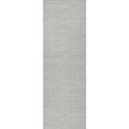 thumbnail image 1 of nuLOOM Hand Woven Ago Wool Runner Rug, 2' 6" x 10', Ivory, 1 of 2