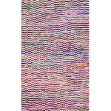 nuLOOM Hand-Woven Chevron Rochell Area Rug or Runner