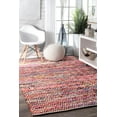 thumbnail image 1 of nuLOOM Hand-Woven Chevron Rochell Area Rug, 1 of 4