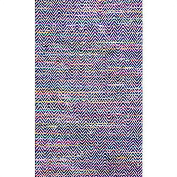 nuLOOM Hand-Woven Chevron Rochell Area Rug