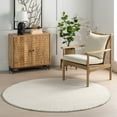 thumbnail image 1 of nuLOOM Penelope Braided Wool Area Rug, 8', Round, Penelope Off-white, 1 of 12