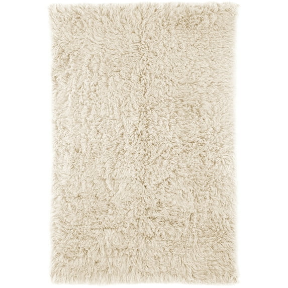 nuLOOM Hand Woven Genuine Greek Flokati Shag Area Rug, 9' x 12', Natural